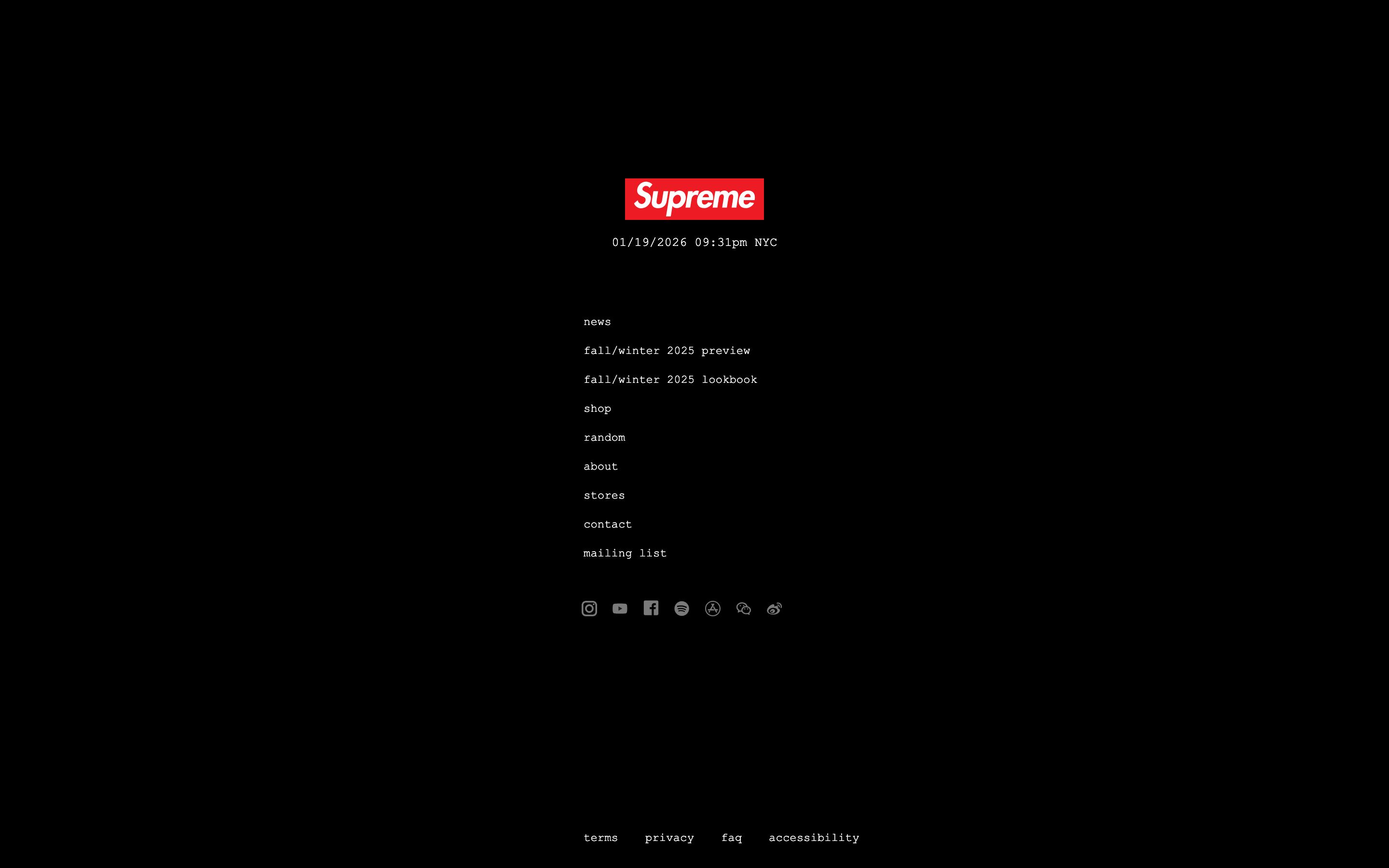 Stack of supreme.com